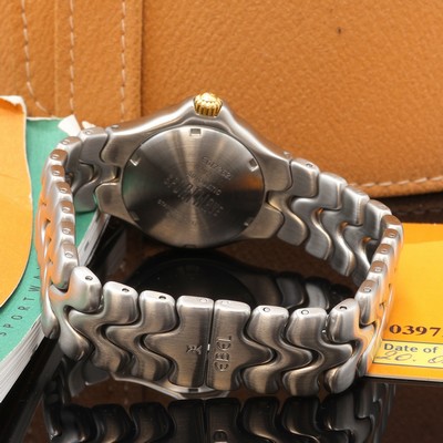 27107187b - EBEL Sportwave Damenarmbanduhr Referenz 6172621, Automatik, Edelstahl/Gold komb. inkl. ...