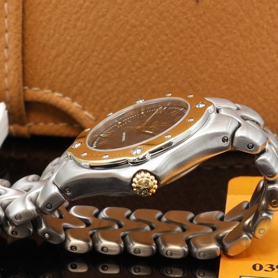 27107187c - EBEL Sportwave Damenarmbanduhr Referenz 6172621, Automatik, Edelstahl/Gold komb. inkl. ...