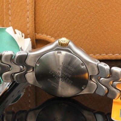 27107187d - EBEL Sportwave Damenarmbanduhr Referenz 6172621, Automatik, Edelstahl/Gold komb. inkl. ...