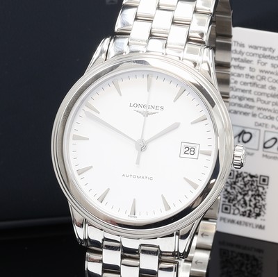 27107193a - LONGINES Flagship Armbanduhr Referenz L4.974.4, Automatik, beids. vergl. Edelstahlgeh. ...