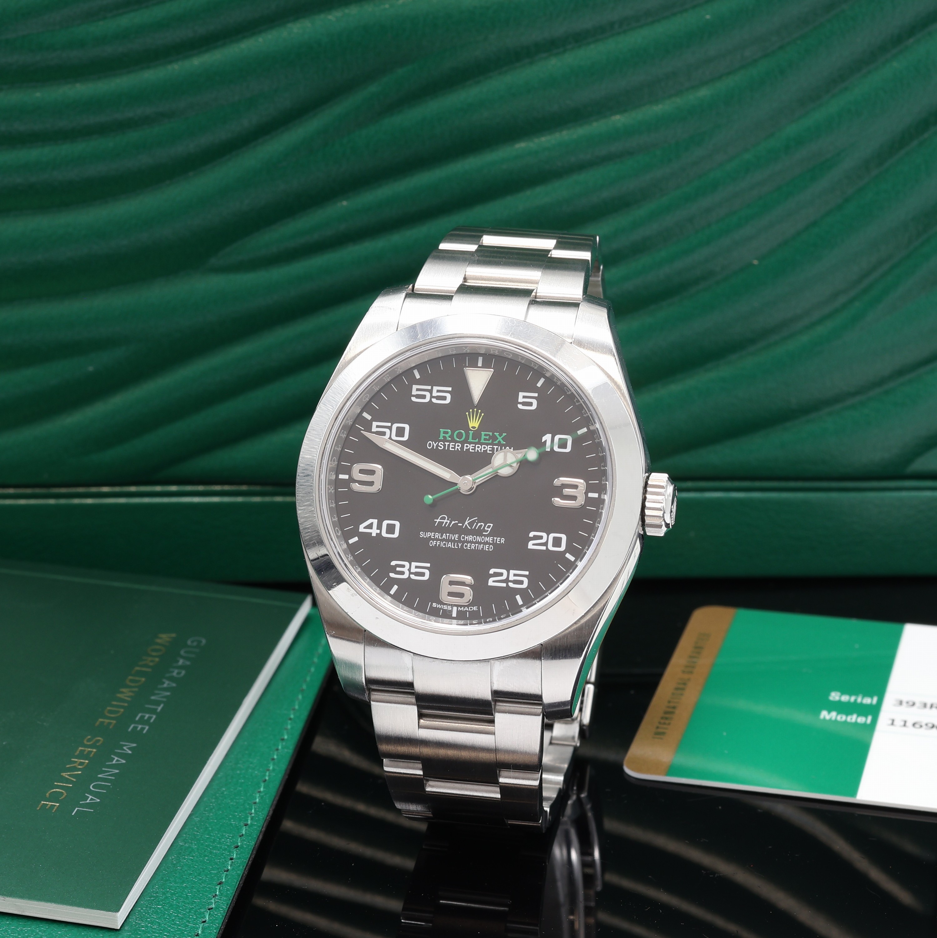 Image 27107209 - ROLEX Oyster Perpetual Air King Herrenarmbanduhr Referenz 116900, Automatik,Chronometer ...