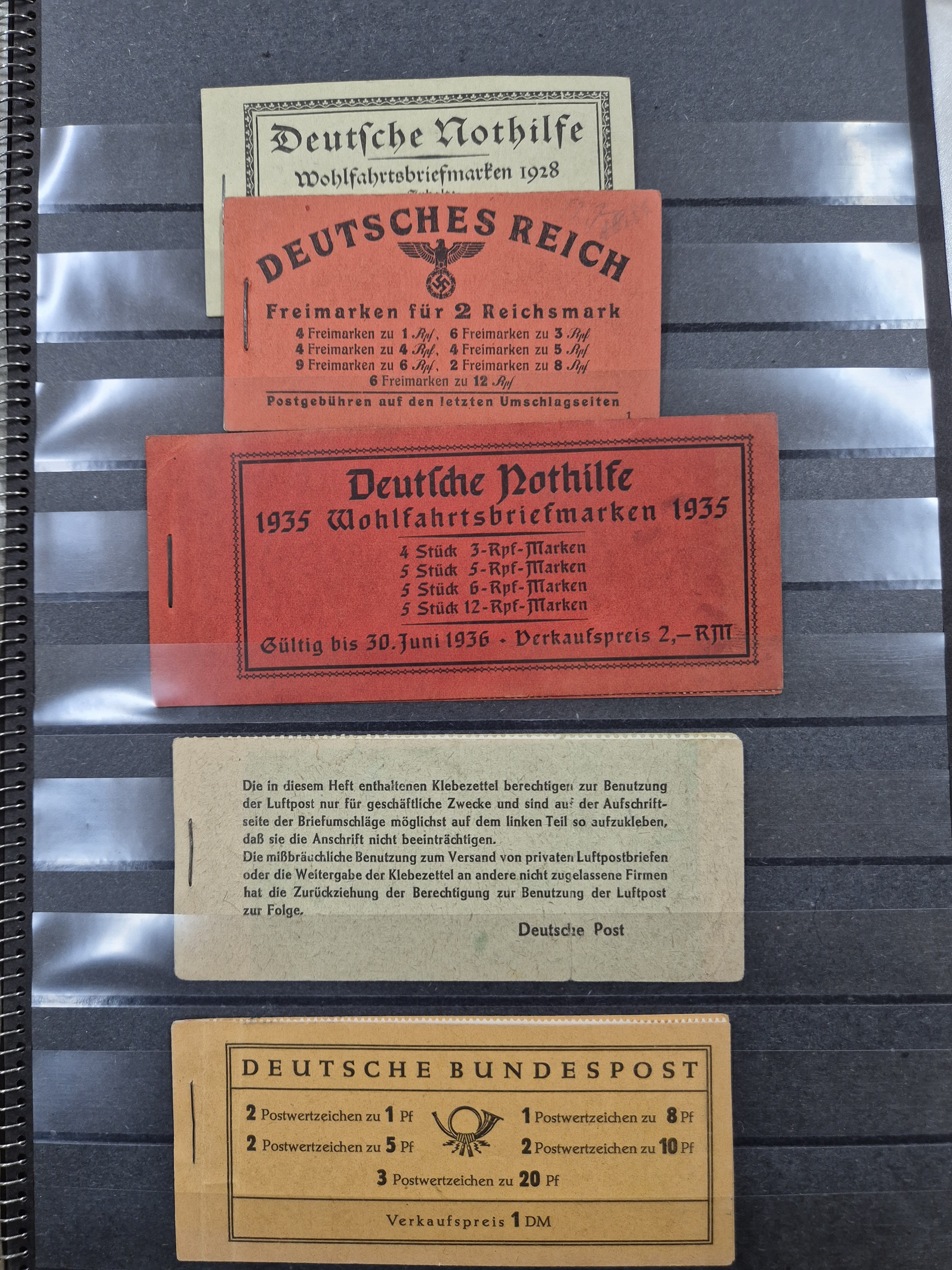 Detail n: Interessante Sammlung Briefmarken und Briefe, alle Welt, überwiegend Altdeutschland, Deutsches Reich und Drittes Reich, gestempelt, Saargebiet und ...