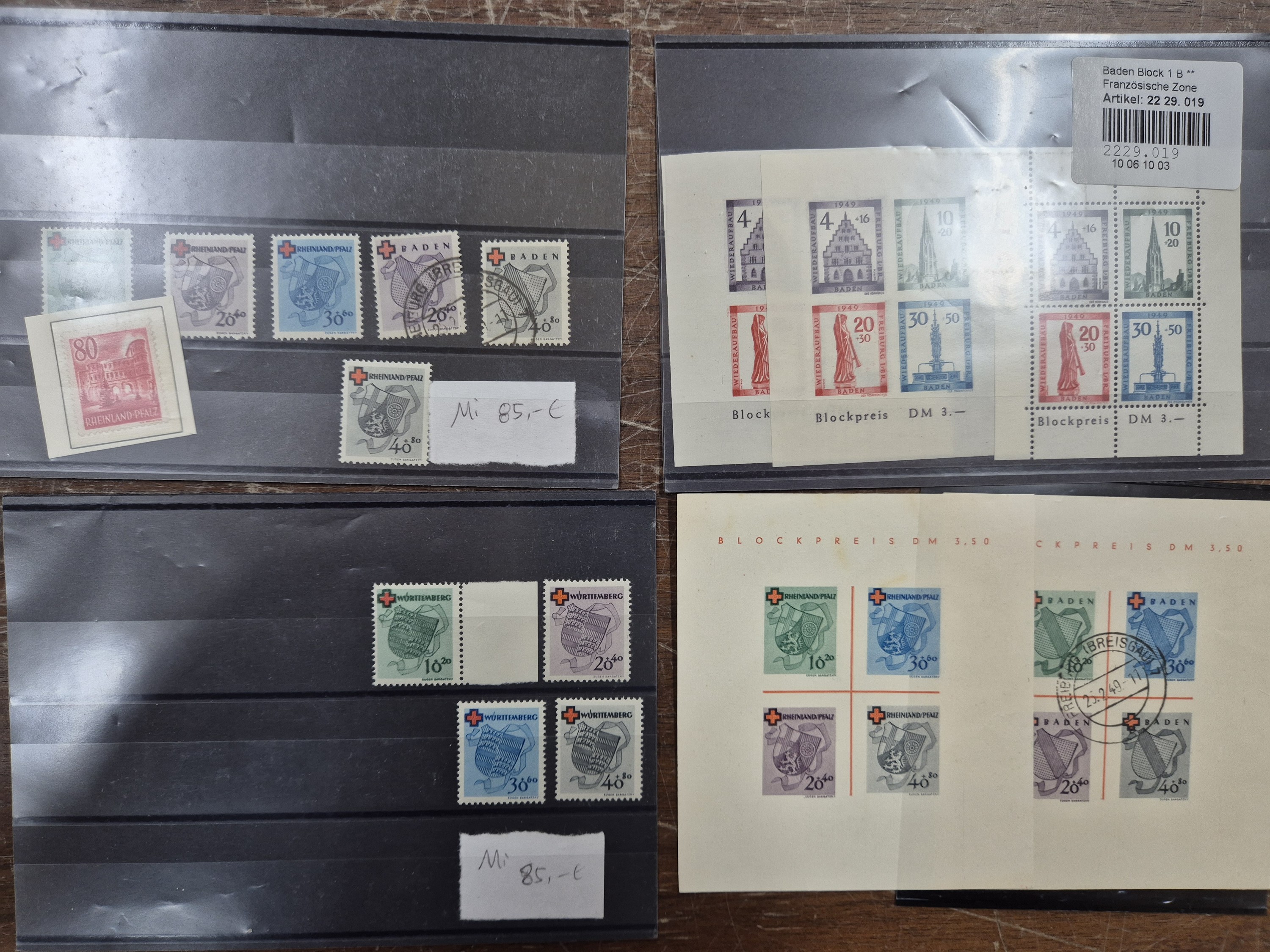 Detail p: Interessante Sammlung Briefmarken und Briefe, alle Welt, überwiegend Altdeutschland, Deutsches Reich und Drittes Reich, gestempelt, Saargebiet und ...