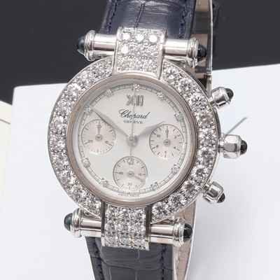 27107763a - CHOPARD Imperiale Armbandchronograph in WG 750/000 mit Brillanten und Saphiren Referenz ...