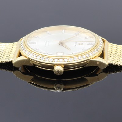 27107874d - OMEGA Chronometer Armbanduhr mit Diamanten in GG 750/000 Referenz 268.1050/468.1050, ...