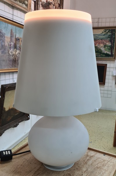 27107986a - Große 80cm Fontana Arte Lampe, Entwurf Max Ingrand, Milano Roma, wohl 70/80er Jahre, am ...