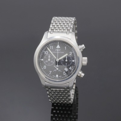Image IWC gents wristwatch ´Der aviation chronograph´ reference 3741, stainless steel case ...