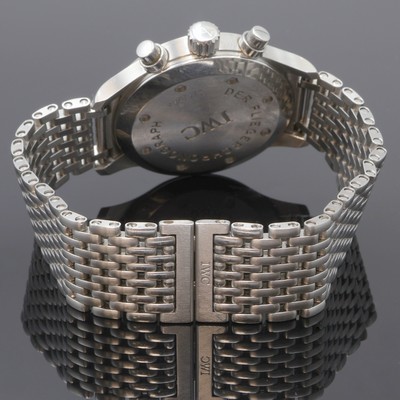 27108001c - IWC Herrenarmbanduhr ´Der Fliegerchronograph´ Referenz 3741, Edelstahlgeh. inkl. orig. ...