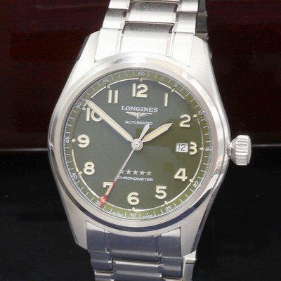 27108274a - LONGINES Spirit Chronometer Herrenarmbanduhr Referenz L3.811.4, Automatik, Edelstahlgeh. ...