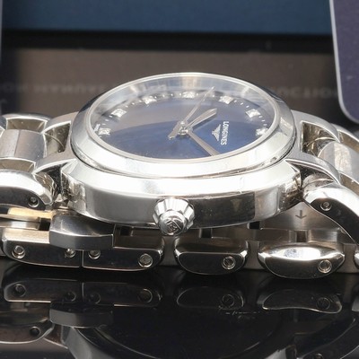 27108275d - LONGINES PrimaLuna Damenarmbanduhr Referenz L8.110.4, quarz, Edelstahlgeh. inkl. orig. ...