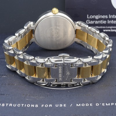 27108276c - LONGINES PrimaLuna Damenarmbanduhr mit Mondphase Referenz L8.115.5, quarz, Edelstahl m. ...