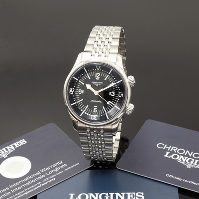 Image LONGINES Legend Diver chronometer gents wristwatch reference L3.764.4, self winding, ...