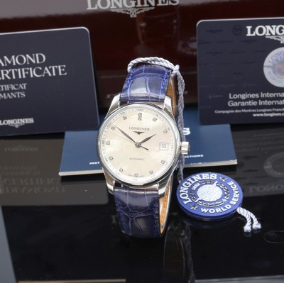 Image LONGINES Master Collection wristwatch reference L2.357.4, self winding, on both sides ...