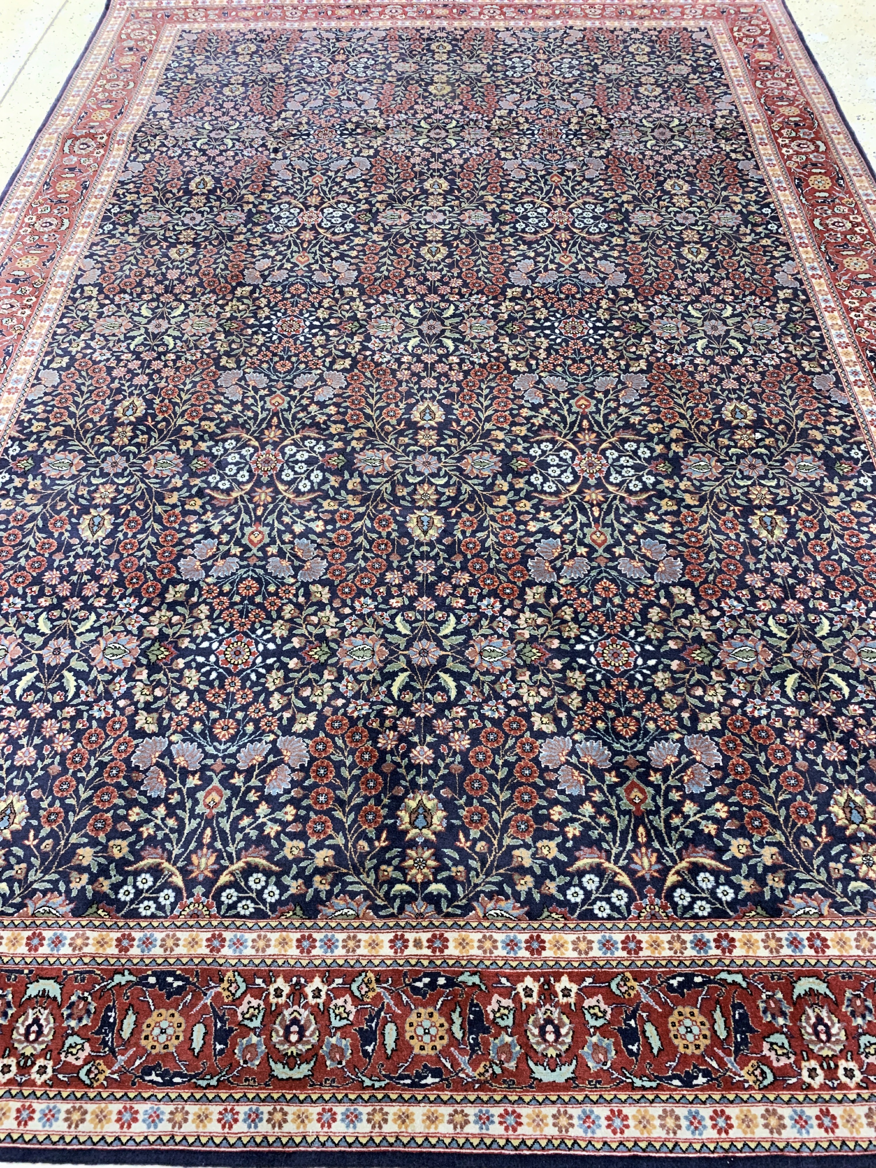 Detail i: Hereke fein signiert, Türkei, Mitte 20.Jhd,Wolle auf Baumwolle, ca. 340 x 230 cm, EHZ: 2