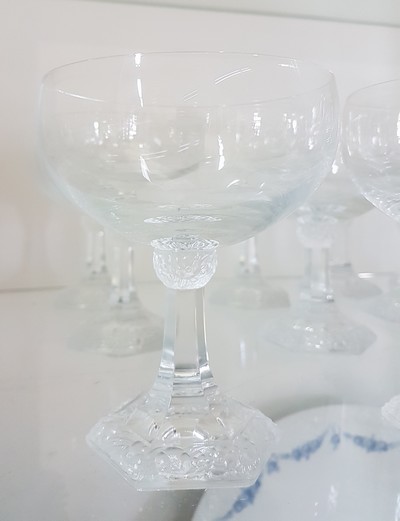 27108391l - Umfangreiches Kaffee- und Speiseservice und Trinkglasservice, Rosenthal, Maria, ...