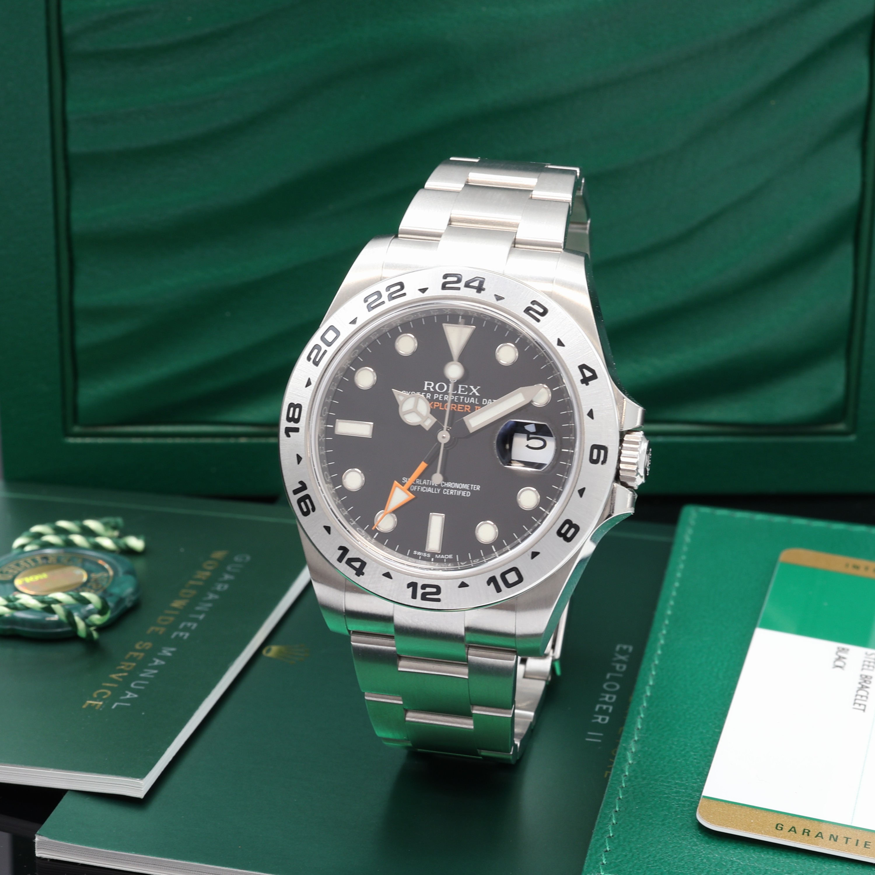 Image 27108474 - ROLEX Oyster Perpetual Date Explorer II Herrenarmbanduhr Referenz 216570, ...