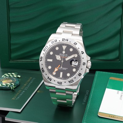 Image ROLEX Oyster Perpetual Date Explorer II gents wristwatch reference 216570, self winding, ...