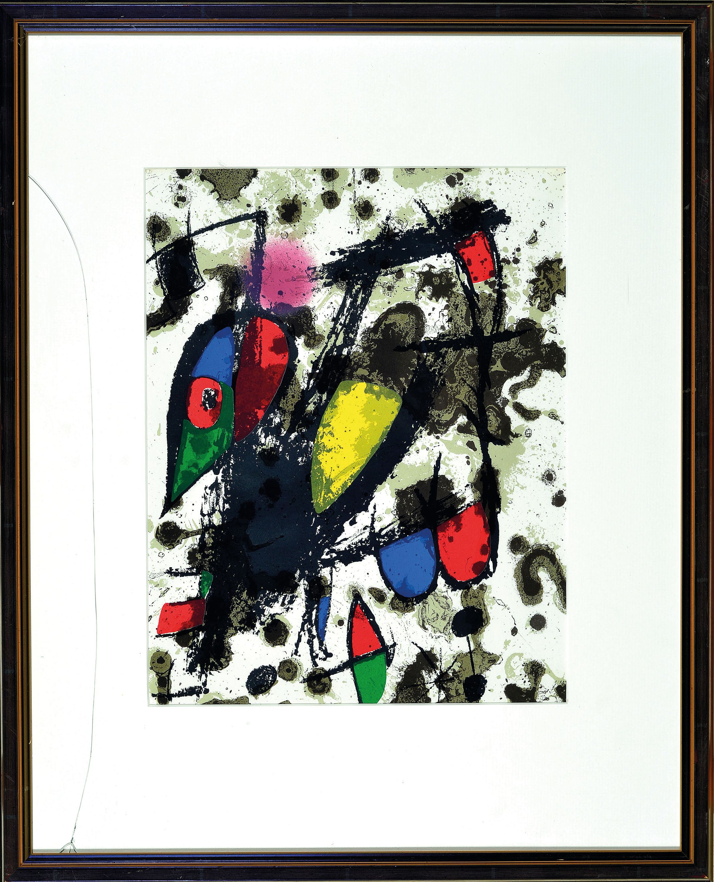 Image 27108560 - Joan Miro, 1893-1983, Farblithografie, ´Multiges Mädchen´, 1972, Maeght, Paris, unter ...
