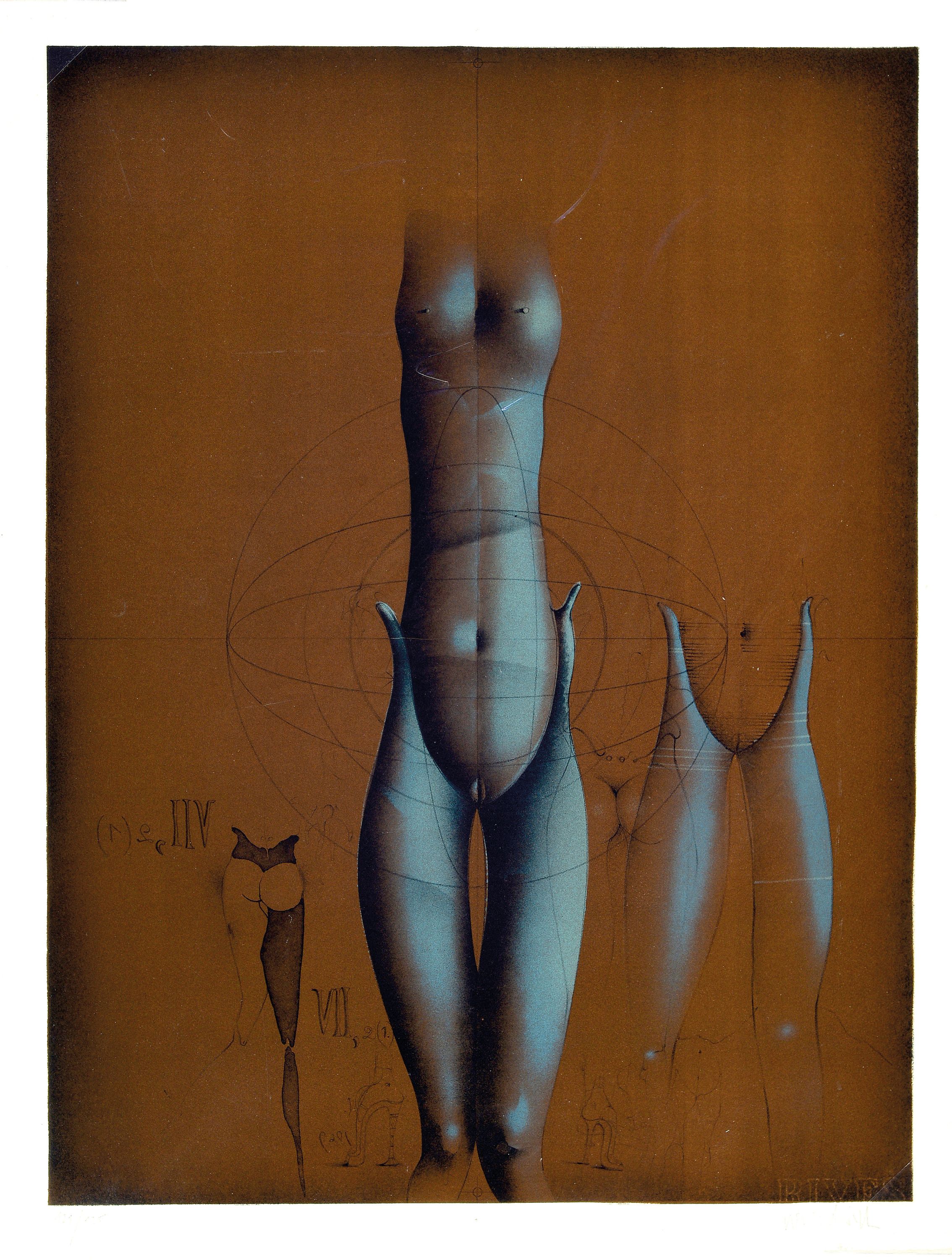 Image 27109185 - Paul Wunderlich, 1927-2010, Farblithographie, handsign. und num. 121/125, ca. 65x50cm