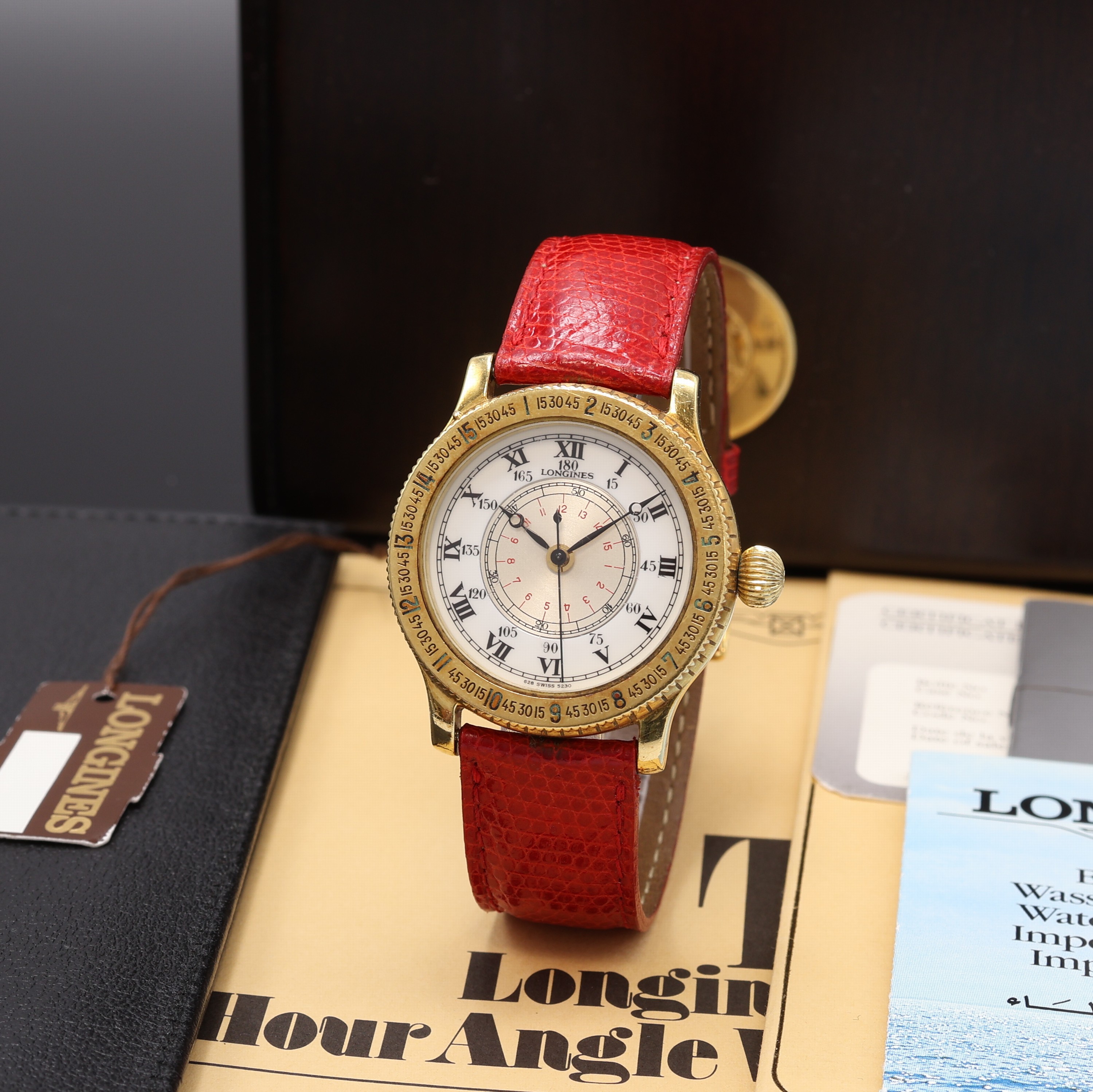 Image 27109221 - LONGINES Stundenwinkeluhr ´Hour Angle´ nach Charles A. Lindbergh Referenz 5230-628, ...