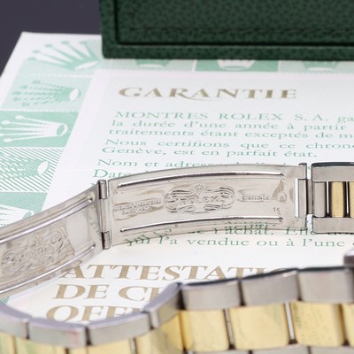 27109217c - ROLEX Oyster Perpetual Date Herrenarmbanduhr Referenz 1505, Automatik, Chronometer der ...