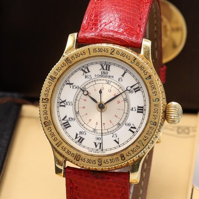 27109221a - LONGINES Stundenwinkeluhr ´Hour Angle´ nach Charles A. Lindbergh Referenz 5230-628, ...