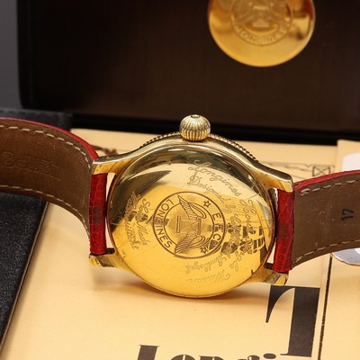27109221c - LONGINES Stundenwinkeluhr ´Hour Angle´ nach Charles A. Lindbergh Referenz 5230-628, ...