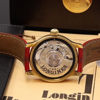 27109221d - LONGINES Stundenwinkeluhr ´Hour Angle´ nach Charles A. Lindbergh Referenz 5230-628, ...