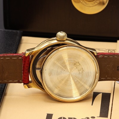 27109221f - LONGINES Stundenwinkeluhr ´Hour Angle´ nach Charles A. Lindbergh Referenz 5230-628, ...