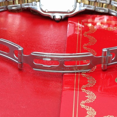 27109234b - CARTIER Panthere Damenarmbanduhr Referenz 166921, Schweiz um 1990, Edelstahl/Gold ...