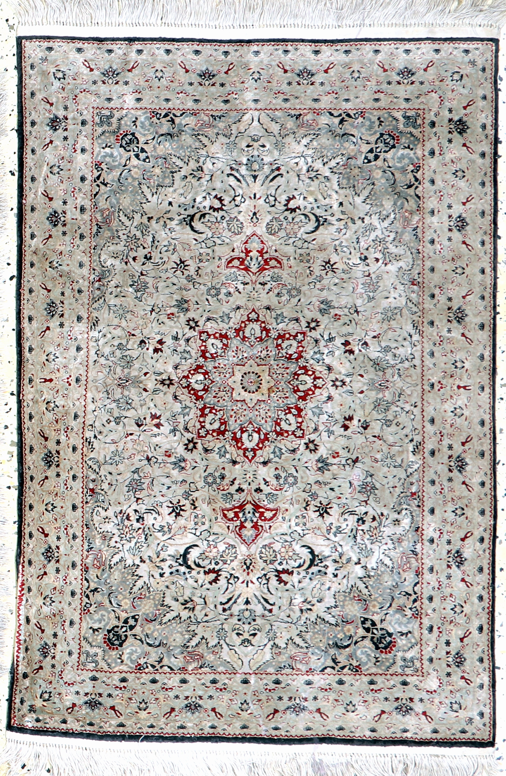 Image 27109345 - Hereke Seide Sehr fein, China, Ende 20.Jhd,reine Naturseide, ca. 93 x 62 cm, ca. 1,7 ...