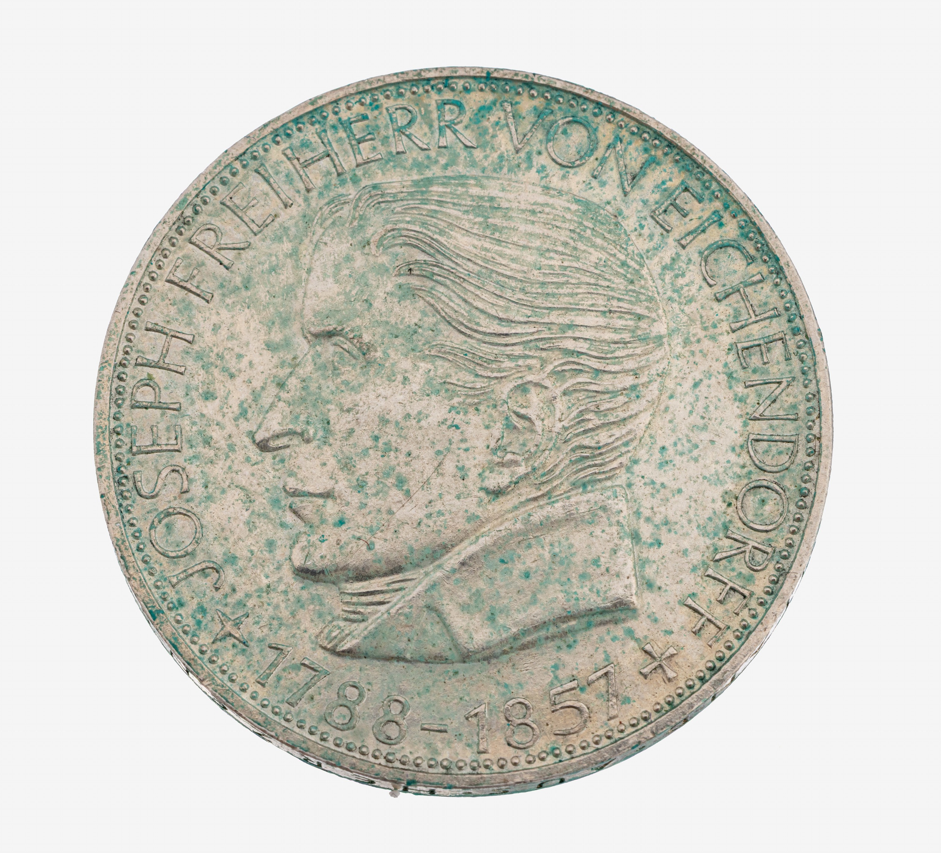 Image 27109381 - Silbermünze, 5 Mark, Deutschland, 1957, JosephFreiherr von Eichendorff