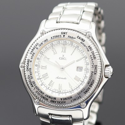 27109338a - EBEL Voyager Herrenarmbanduhr mit Weltanzeige Referenz 9124913, Schweiz um 1995, ...