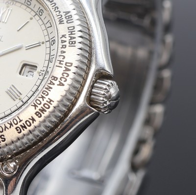 27109338b - EBEL Voyager Herrenarmbanduhr mit Weltanzeige Referenz 9124913, Schweiz um 1995, ...