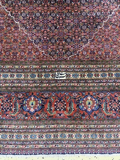 27109341c - Sarab´Mashaiekhi´fein, Persien, signiert, Mitte 20.Jhd, Korkwolle auf Baumwolle, ca. ...