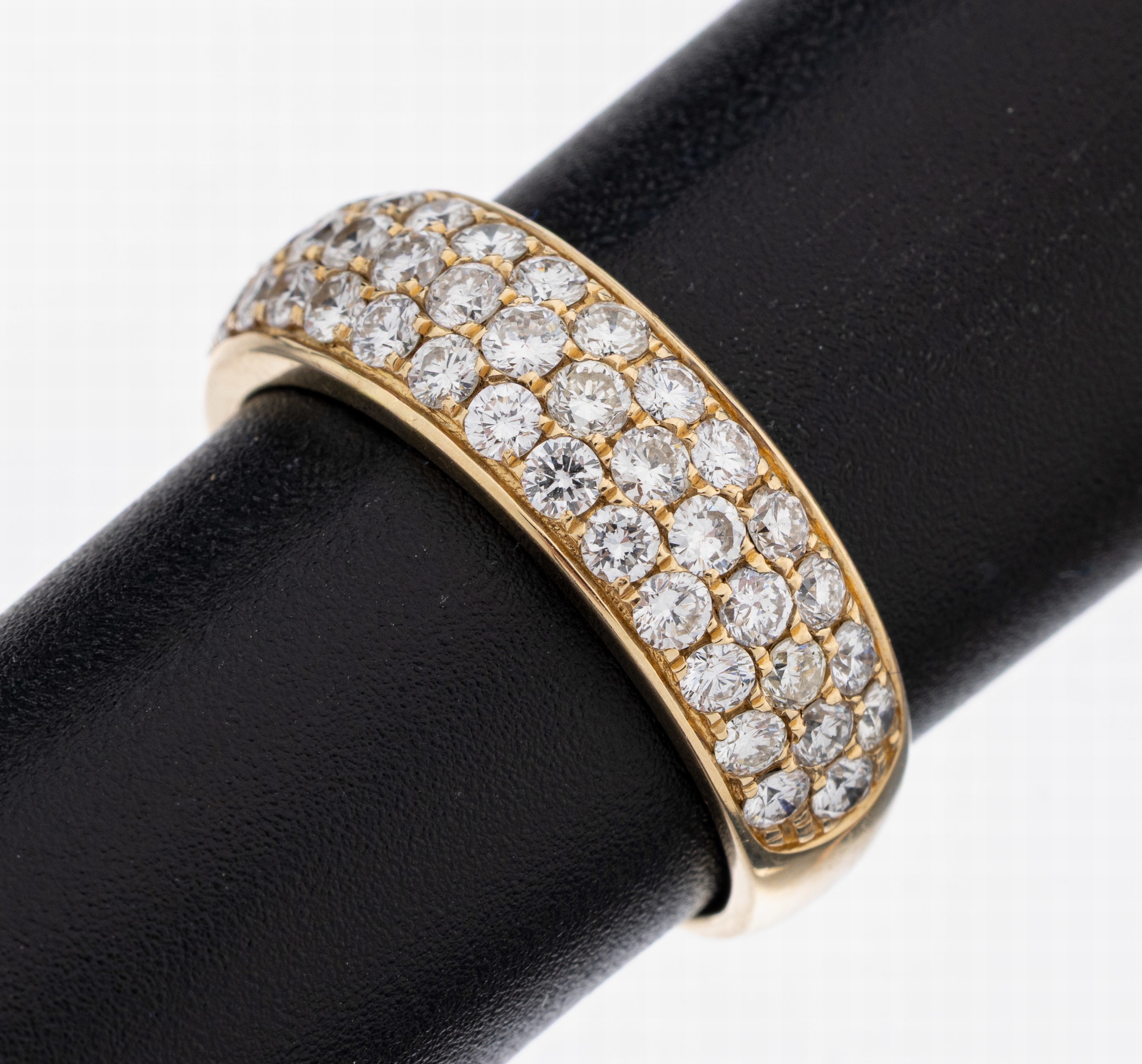 Image 27109589 - 14 kt Gold Brillant-Ring, GG 585/000, Brillanten zus. ca. 1.63 ct (grav.) feines ...