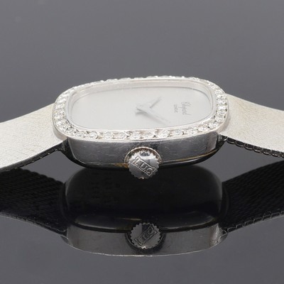 27109573c - CHOPARD Damenarmbanduhr in WG 750/000 mit Diamanten Referenz 5092 1, Schweiz um 1970, ...
