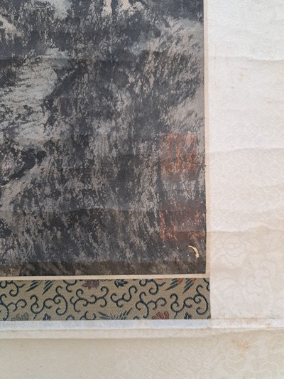 27109680e - Rollbild nach Wang Meng (1308-1385), China, imJahr Jaiyin (wohl 1914), Tusche auf ...