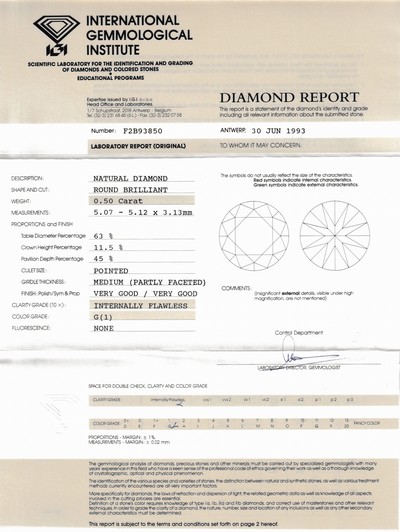27109682a - Paar 18 kt Gold Brillant-Ohrstecker, WG 750/000, 2 Brillanten zus. ca. 1.0 ct, 1 x ...