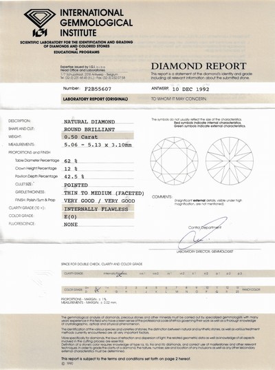 27109682b - Paar 18 kt Gold Brillant-Ohrstecker, WG 750/000, 2 Brillanten zus. ca. 1.0 ct, 1 x ...
