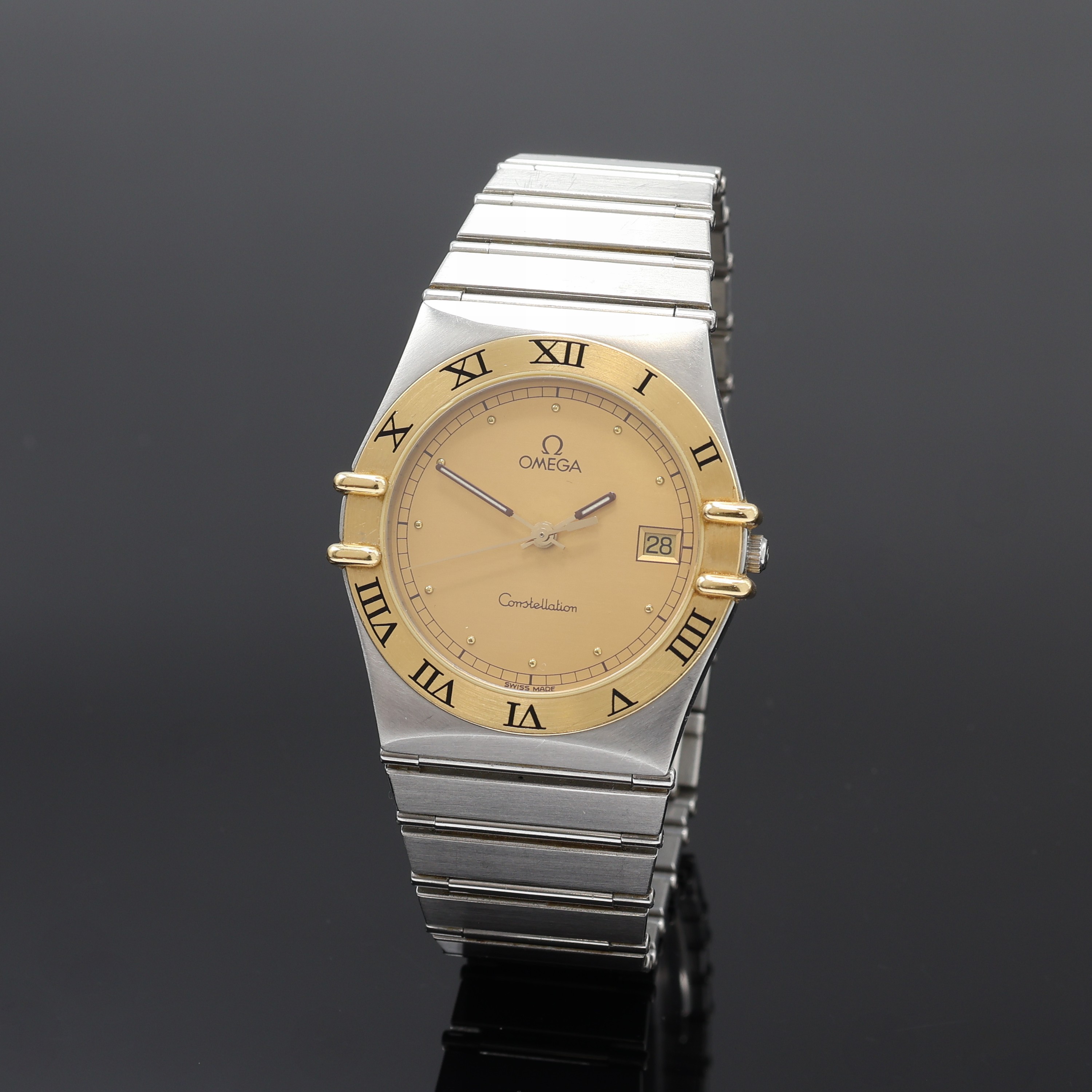 Image 27109708 - OMEGA Herrenarmbanduhr Constellation Referenz 396.1070.1/396.1080.1, Schweiz um 1990, ...