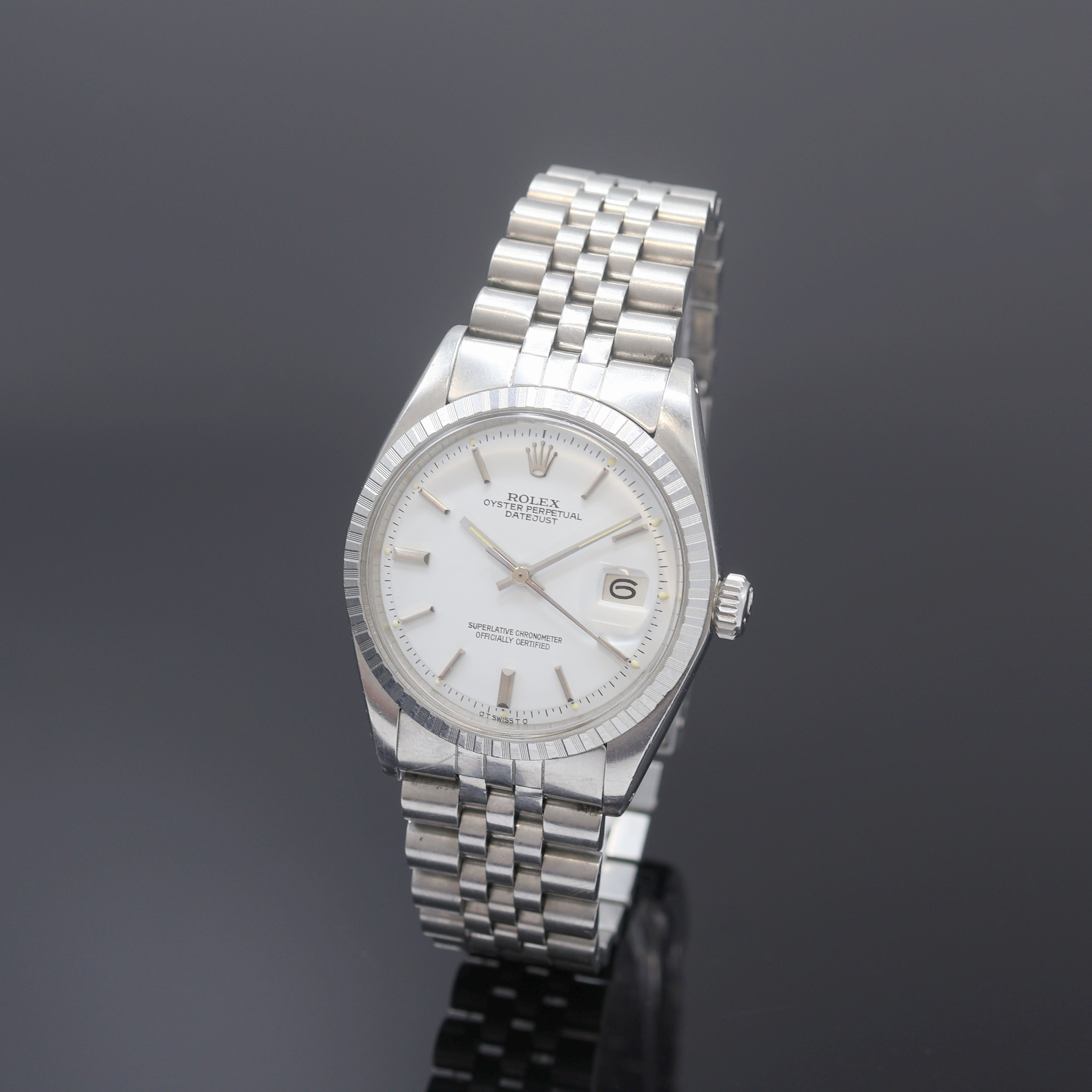 Image 27109757 - ROLEX Oyster Perpetual Datejust Herrenarmbanduhr Referenz 1603, Schweiz um 1973, ...