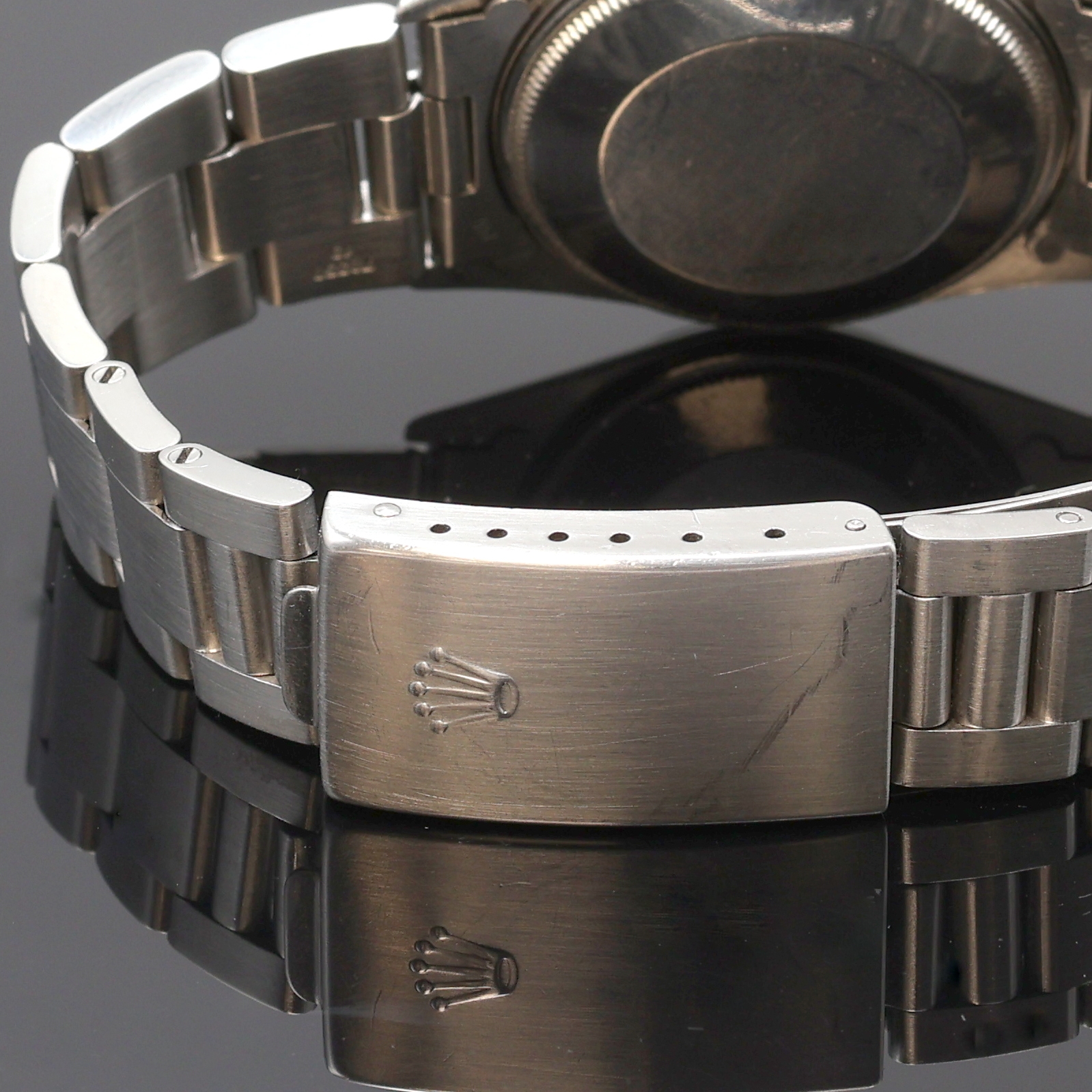 Detail b: ROLEX Oyster Perpetual Date Armbanduhr Referenz 15010, Automatik, Schweiz um 1981, Chronometer der Superlative in Edelstahl inkl. Oysterband m. ...
