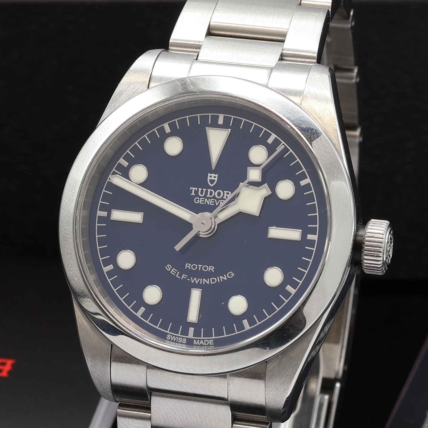 Detail a: TUDOR Armbanduhr Heritage Black Bay 36 Referenz 79500, Automatik, Edelstahlgeh. inkl. Gliederband m. Faltschl., Boden und Krone verschr., ab Herst. ...