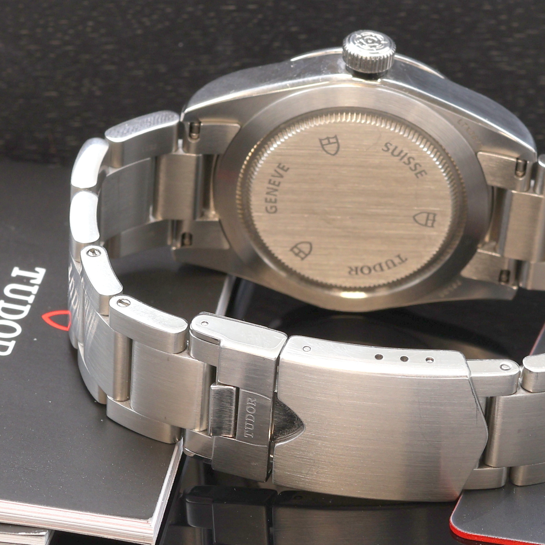 Detail b: TUDOR Armbanduhr Heritage Black Bay 36 Referenz 79500, Automatik, Edelstahlgeh. inkl. Gliederband m. Faltschl., Boden und Krone verschr., ab Herst. ...