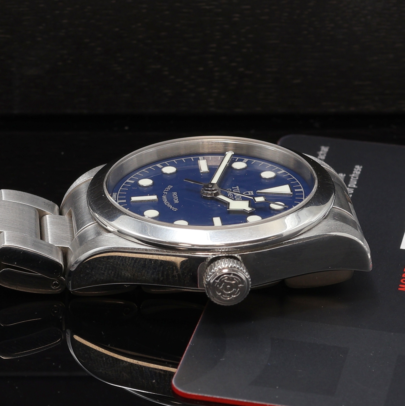 Detail c: TUDOR Armbanduhr Heritage Black Bay 36 Referenz 79500, Automatik, Edelstahlgeh. inkl. Gliederband m. Faltschl., Boden und Krone verschr., ab Herst. ...