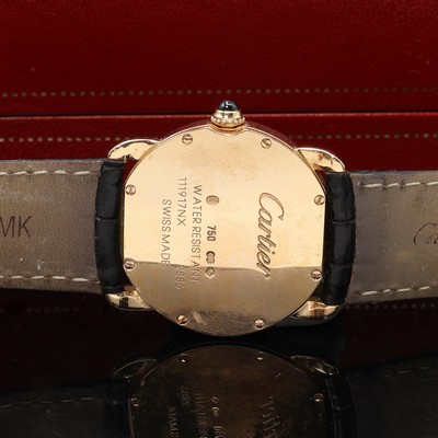 27109706d - CARTIER Damenarmbanduhr Ronde Louis Cartier in RG 750/000 Referenz 2886, quarz, Schweiz ...