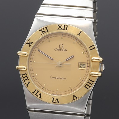 27109708a - OMEGA Herrenarmbanduhr Constellation Referenz 396.1070.1/396.1080.1, Schweiz um 1990, ...
