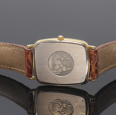 27109782c - OMEGA De Ville vergoldete Armbanduhr Referenz 195.0076.2, Schweiz um 1985, Boden ...