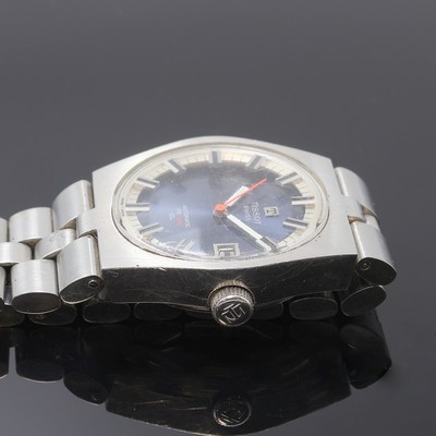 27109788c - TISSOT Herrenarmbanduhr PR 516 GL, Schweiz um 1970, Edelstahlgeh. inkl. orig. ...